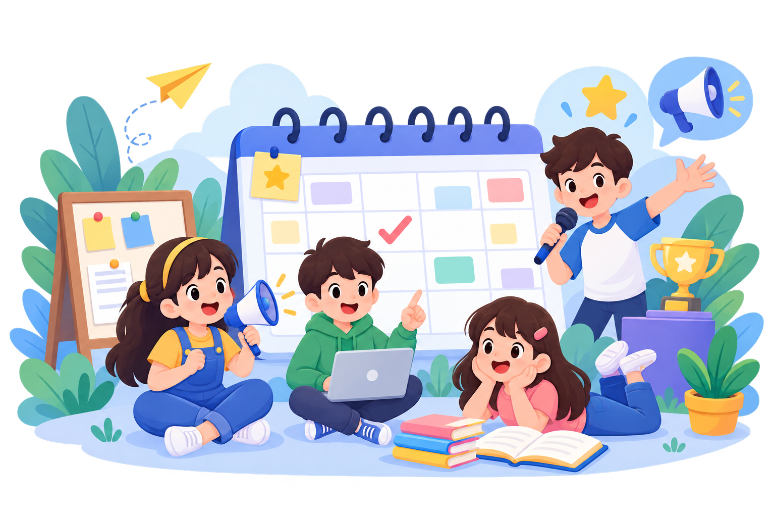 Ilustrasi Info dan Agenda Forum Anak